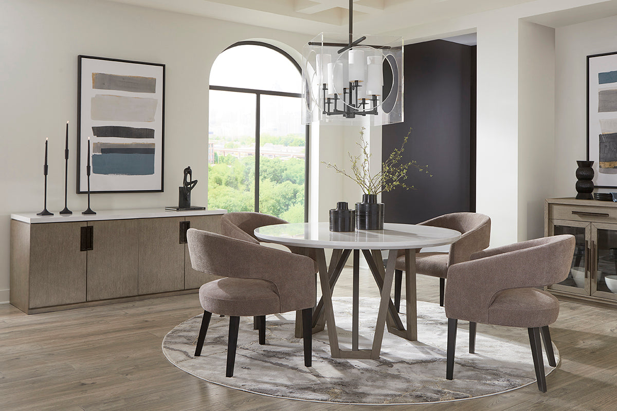 PURE MODERN DINING BARREL CHAIR (2/CRTN - SOLD IN PAIRS)