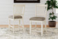 Ashley Express - Bolanburg Upholstered Barstool (2/CN) Set of 2