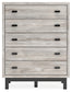 Vessalli Five Drawer Wide Chest