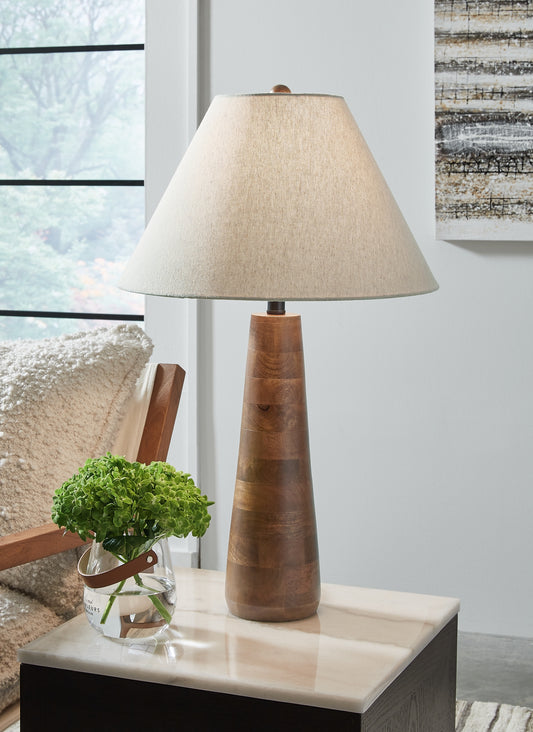 Ashley Express - Danset Wood Table Lamp (1/CN)