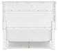Fortman Full Panel Bed with Mirrored Dresser and Chest