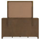 Cabalynn King Panel Bed with Storage with Mirrored Dresser, Chest and Nightstand