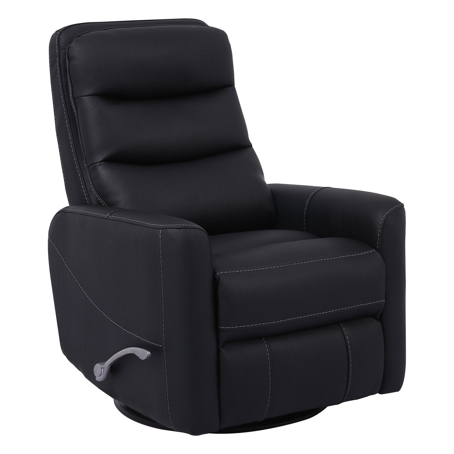 HERCULES - BLACK MANUAL SWIVEL GLIDER RECLINER