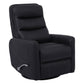 HERCULES - BLACK MANUAL SWIVEL GLIDER RECLINER