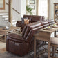 VAIL - BURNT SIENNA POWER SOFA