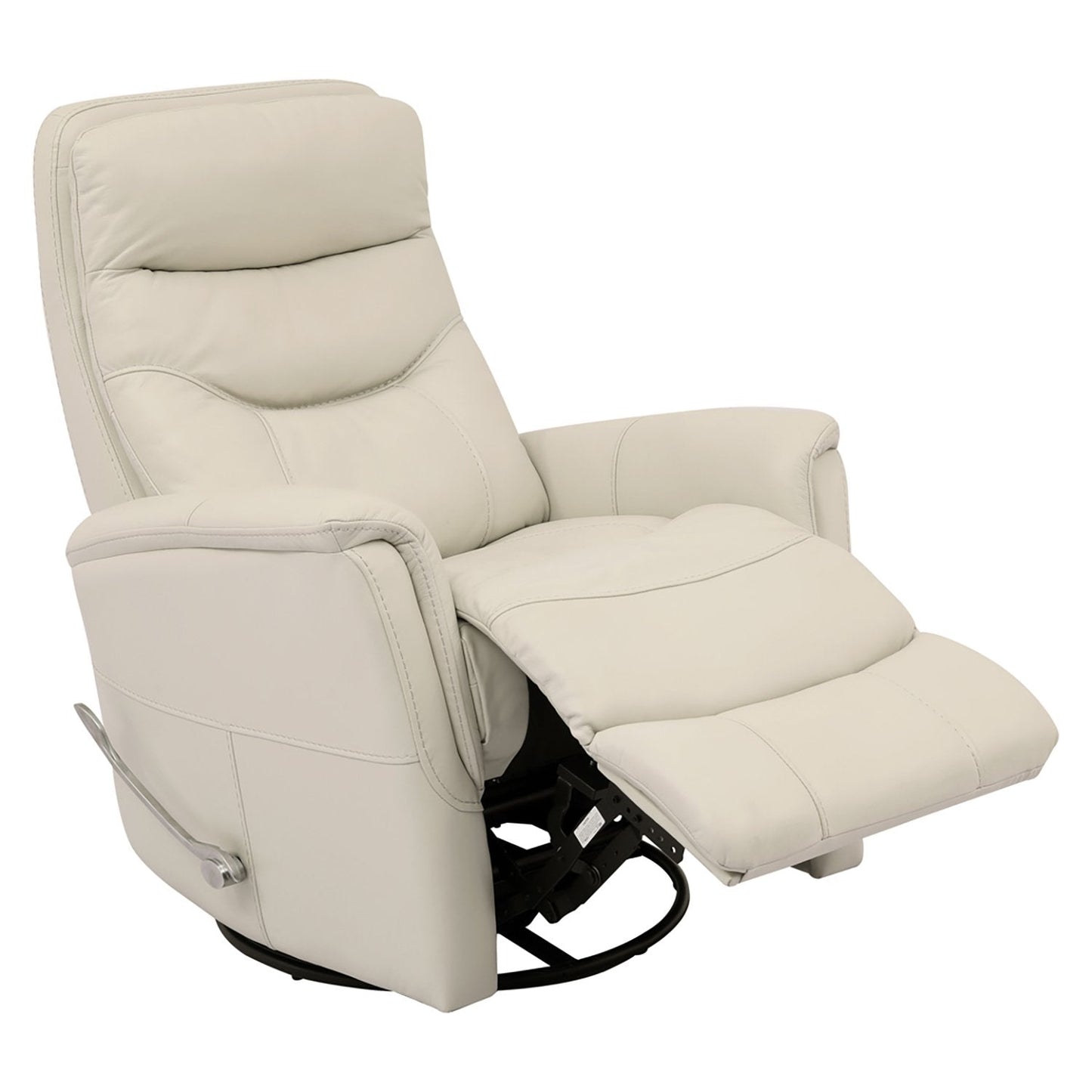 GEMINI - IVORY MANUAL SWIVEL GLIDER RECLINER