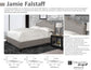 JAMIE - FALSTAFF KING BED 6/6 (GREY)