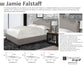 JAMIE - FALSTAFF KING BED 6/6 (GREY)