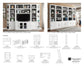 CATALINA 5 PIECE LIBRARY WALL