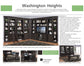 WASHINGTON HEIGHTS 12PC ENTERTAINMENT LIBRARY WALL