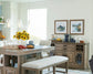 SUNDANCE DINING - SANDSTONE BUFFET SERVER 66 IN. X 19 IN.