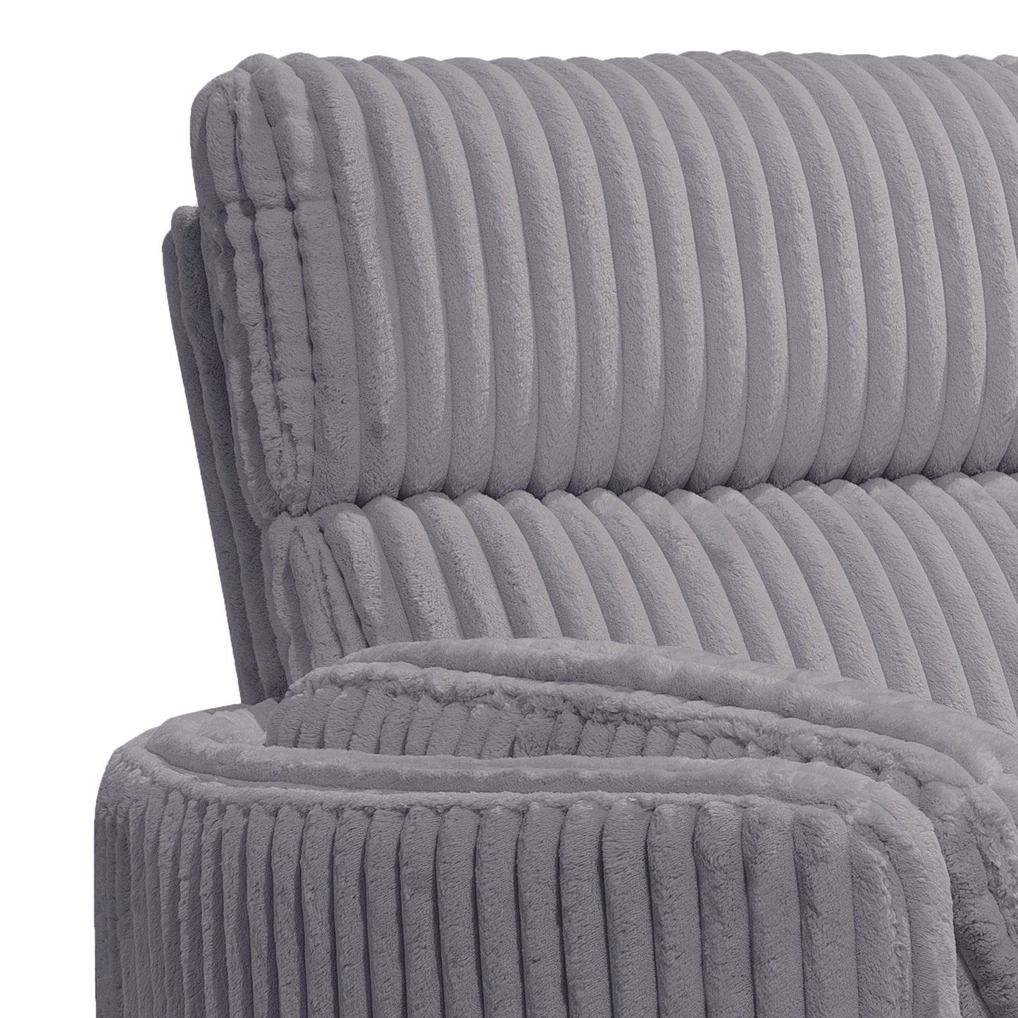 RADIUS - MEGA GREY POWER SWIVEL GLIDER RECLINER