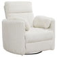 RADIUS - MEGA IVORY POWER SWIVEL GLIDER RECLINER