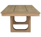 ESCAPE DINING 84" RECTANGULAR TABLE W/ 2X 18" LEAVES
