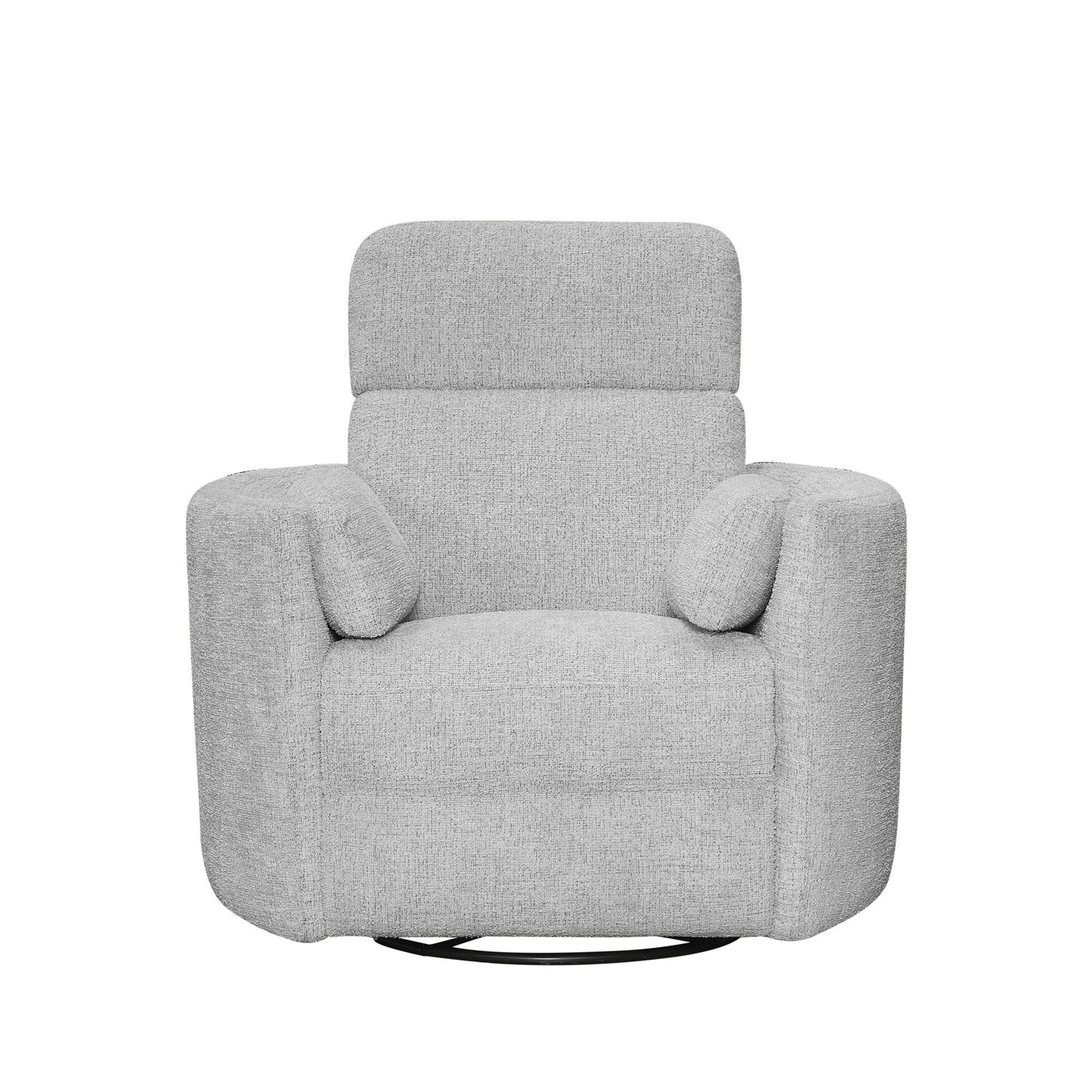 RADIUS - ANGORA LINEN MANUAL SWIVEL GLIDER RECLINER