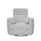 RADIUS - ANGORA LINEN MANUAL SWIVEL GLIDER RECLINER