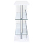 Prescott Rectangular 2-shelf Bar Unit Glossy White