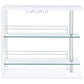 Prescott Rectangular 2-shelf Bar Unit Glossy White