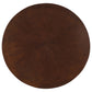 Marietta Round Dining and Billiard Poker Game Table Tobacco