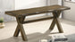 Alston 47-inch Solid Wood Dining Bench Knotty Nutmeg