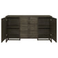 Kelly 3-drawer Storage Dining Sideboard Server Dark Grey