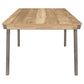 Nogales 5-piece Rectangular Dining Table Set Coastal Grey