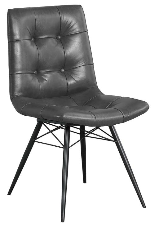 Aiken Upholstered Dining Side Chair Charcoal (Set of 4)