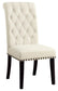 Alana Tufted Back Upholstered Side Chairs Beige (Set of 2)