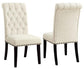 Alana Tufted Back Upholstered Side Chairs Beige (Set of 2)