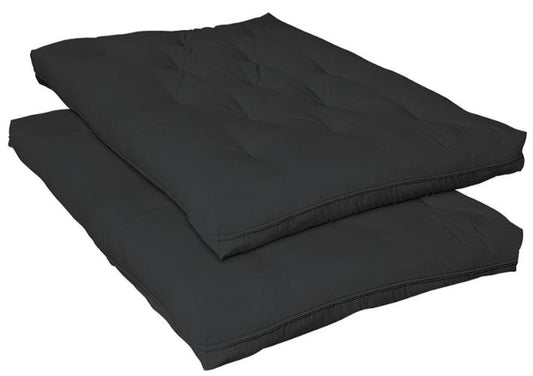9-inch Premium Innerspring Futon Pad Black
