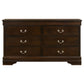 Louis Philippe 4-piece Full Bedroom Set Cappuccino
