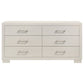 Jessica 4-piece Eastern King LED Bedroom Set Snow White