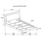 Felicity 5-piece Queen Bedroom Set White High Gloss