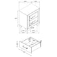 Kauffman 4-piece Queen Bedroom Set Washed Taupe