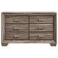 Kauffman 5-piece Queen Bedroom Set Washed Taupe