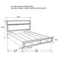 Miranda Wood Queen Storage Panel Bed White