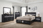 Miranda 3-drawer Nightstand Bedside Table Black
