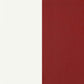 Retro 5-piece Oval Dining Table Set White and Red