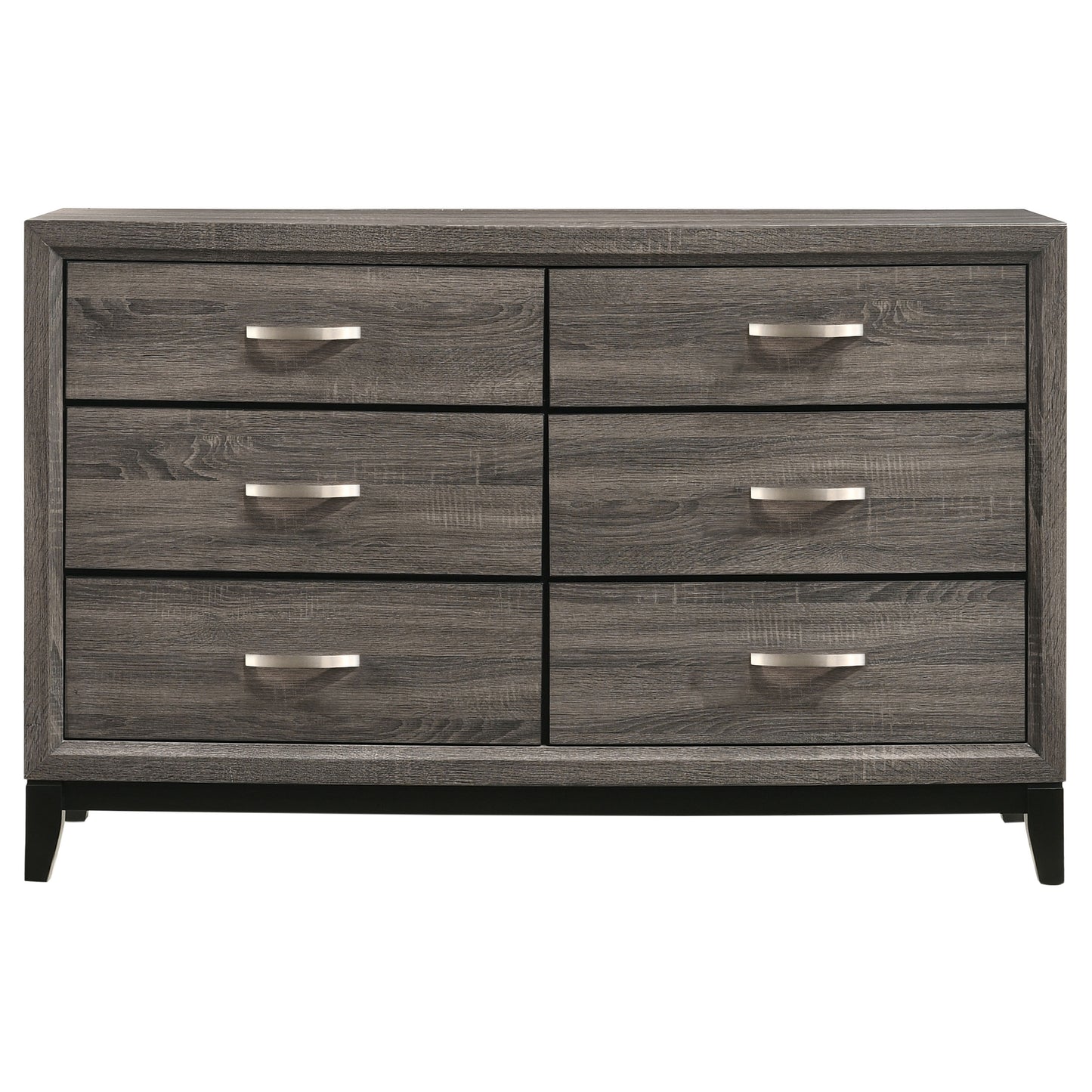 Watson Five-piece Eastern King Bedroom Set Grey Oak