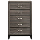 Watson Five-piece Eastern King Bedroom Set Grey Oak