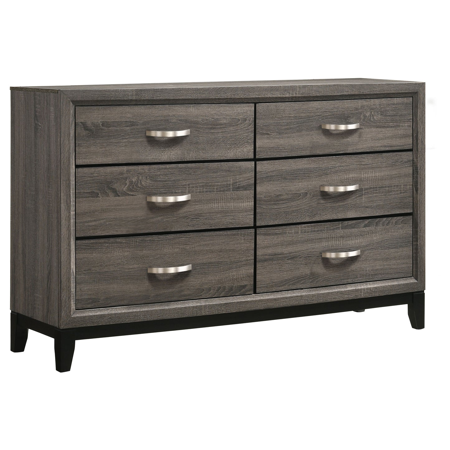 Watson Four-piece California King Bedroom Set Grey Oak