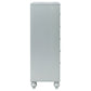 Gunnison 5-drawer Bedroom Chest Silver Metallic