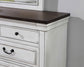 Hillcrest 9-drawer Dresser Distressed White