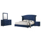 Melody 4-piece Eastern King Bedroom Set Pacific Blue