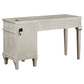 Evangeline 4-drawer Vanity Set with Stool Silver Oak