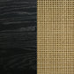Arini Rattan Eastern King Panel Bed Black and Natural