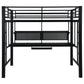 Avalon Full Workstation Loft Bed Black