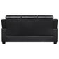 Finley Upholstered Padded Arm Tufted Sofa Black
