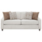 Christine 3-piece Upholstered Sloped Arm Sofa Set Beige