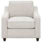 Christine 3-piece Upholstered Sloped Arm Sofa Set Beige
